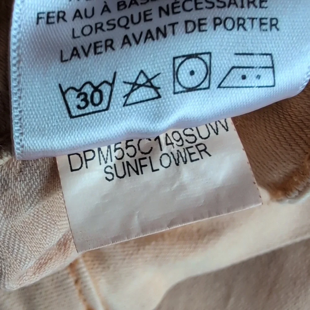 Dear John Washed Orange Sunflower Wide Leg 29 Waist Fiona High Rise - Picture 8 of 14